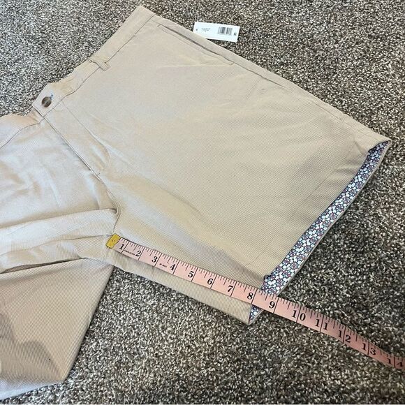 TailorByrd CONTRAST TRIM TEXTURED DOBBY
SHORTS NEW khaki Size 40 - Picture 16 of 16